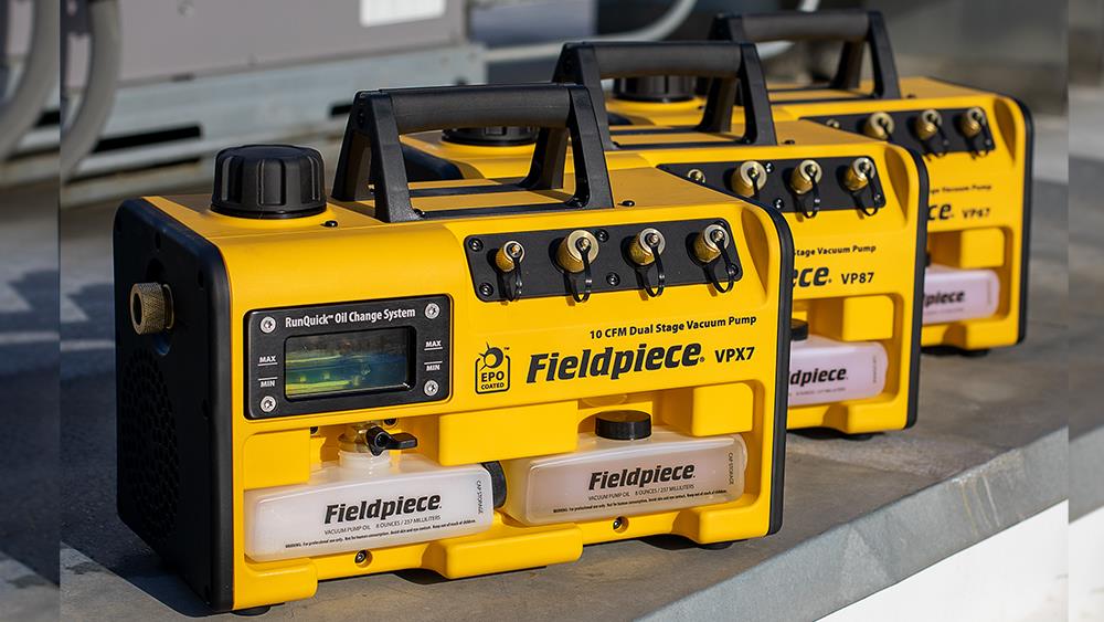 Fieldpiece Instruments launches three new vacuum pumps image