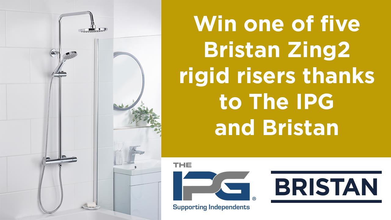 Win one of five Zing2 rigid risers thanks to Bristan and The IPG image