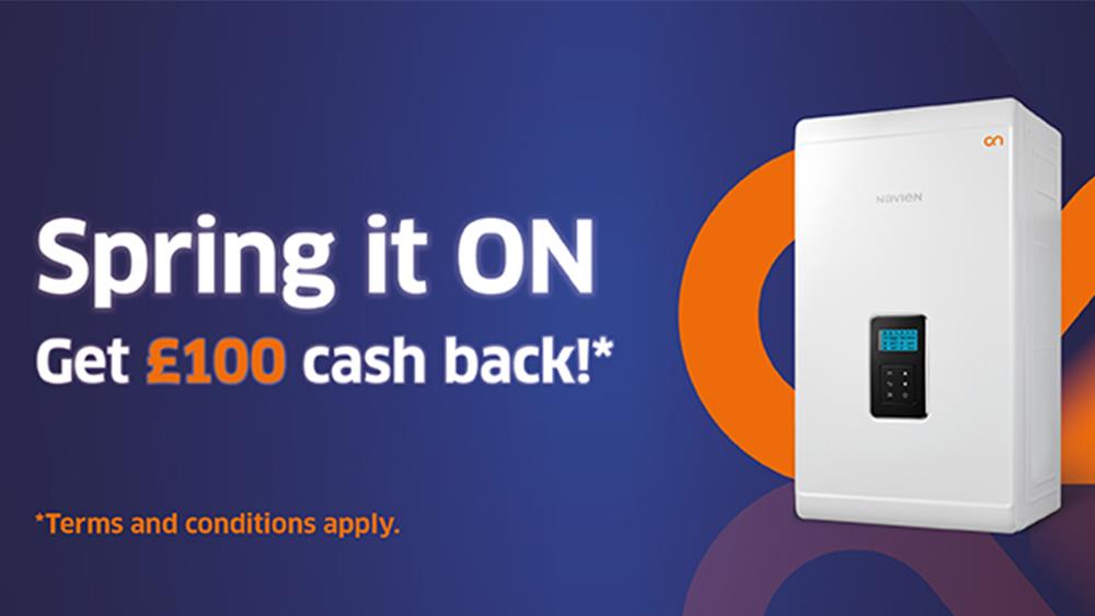 Navien launches £100 NCB500 ON cash back scheme image