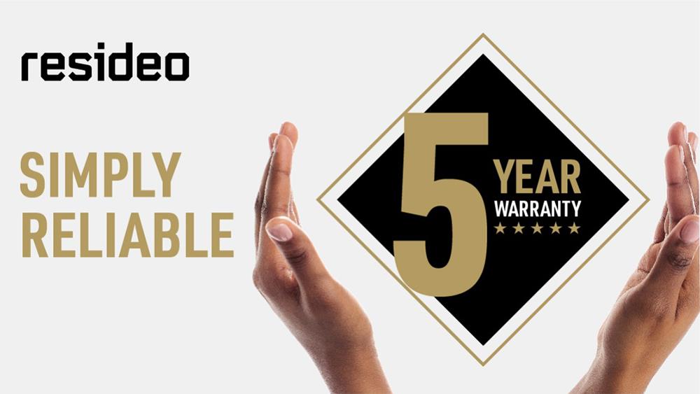 Resideo introduces five year warranty on wide range of heating control and water products image