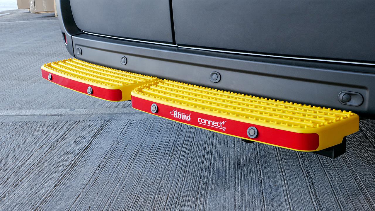 Rhino Connect+ rear step parking sensor available for new van ranges image