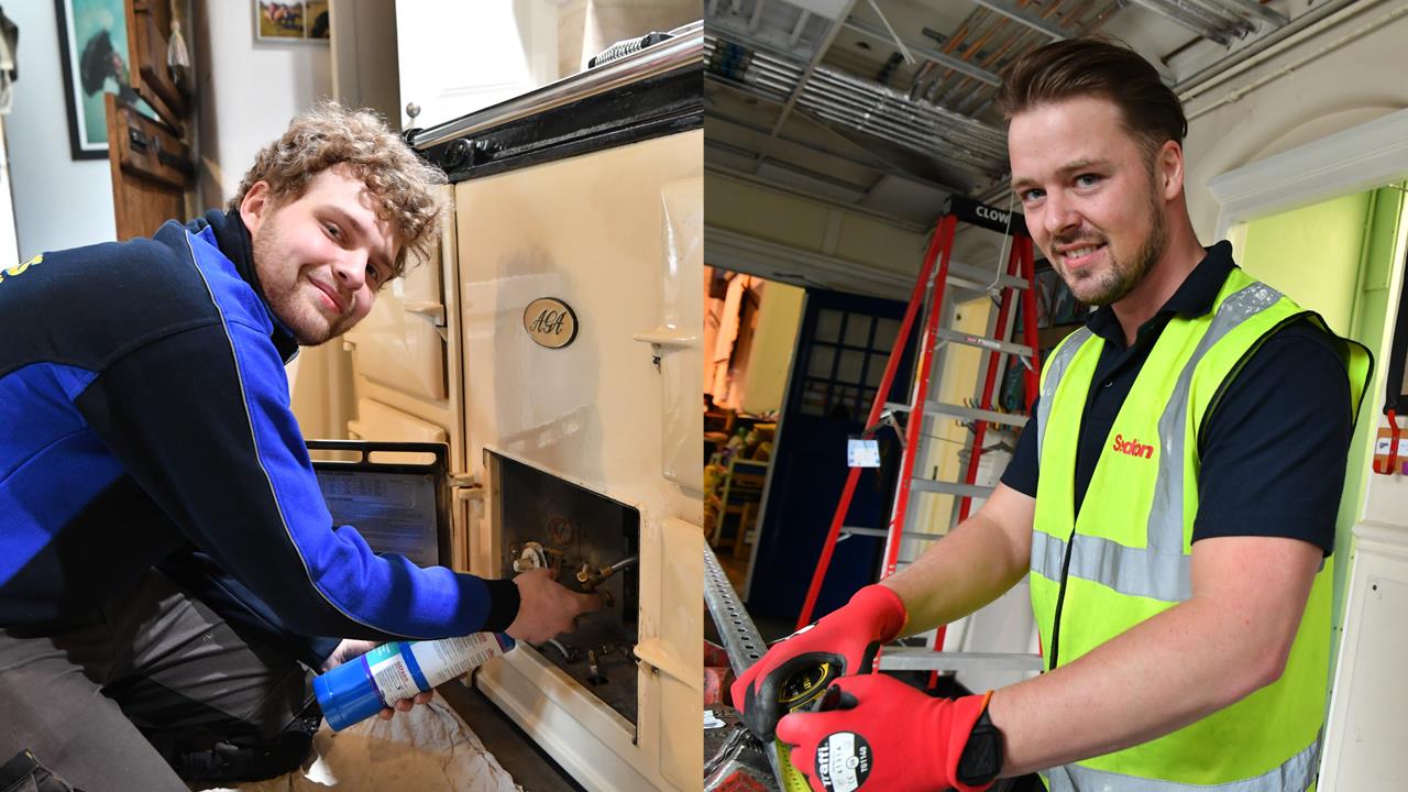 Two future heating engineers reach Screwfix Trade Apprentice final image