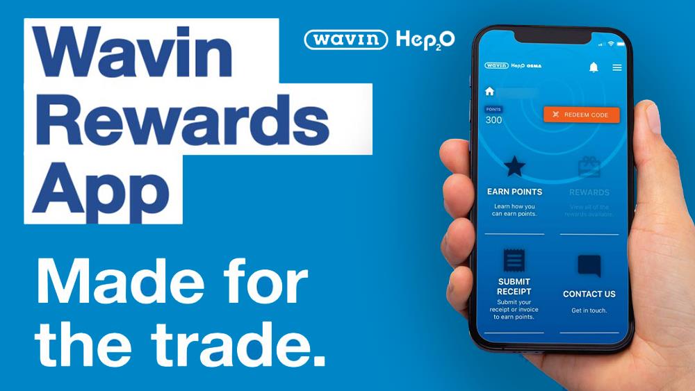 New Wavin Rewards app for trade customers released image