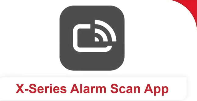 X-Series Alarm Scan App: how to video image